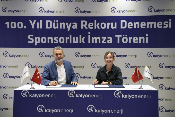 Kalyon Enerji, Şahika Ercümen’in   100. Yıl Cumhuriyet Dalışına sponsor oldu