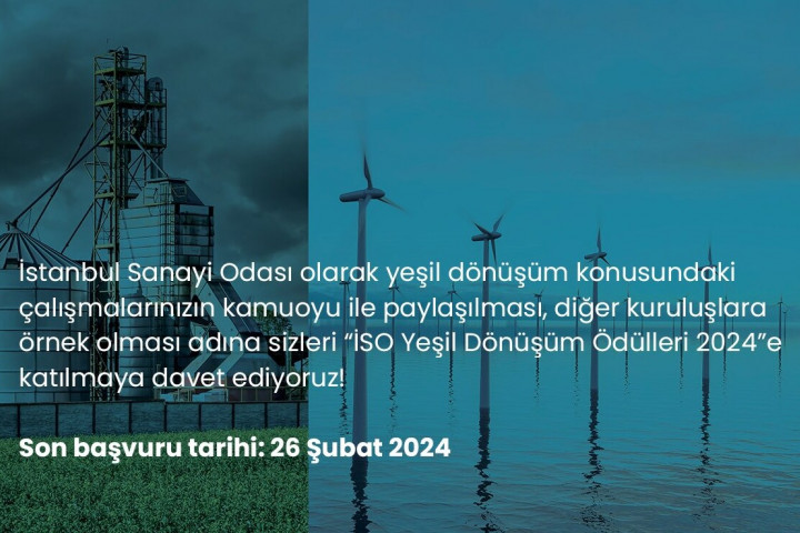 İSO Yeşil Dönüşüm Ödülleri 2024