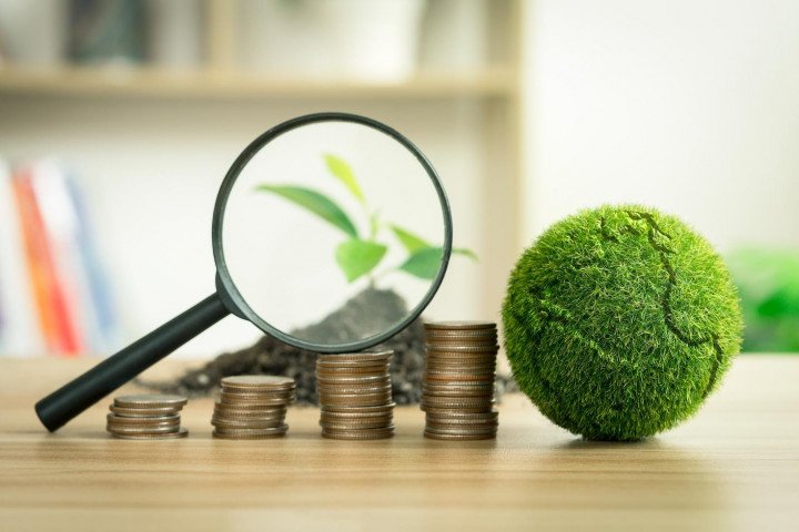 masa-uzerinde-yer-alan-buyutec-bozuk-paralar-ve-yesil-top-2 Masa üstünde yer alan büyüteç, bozuk paralar ve yeşil top