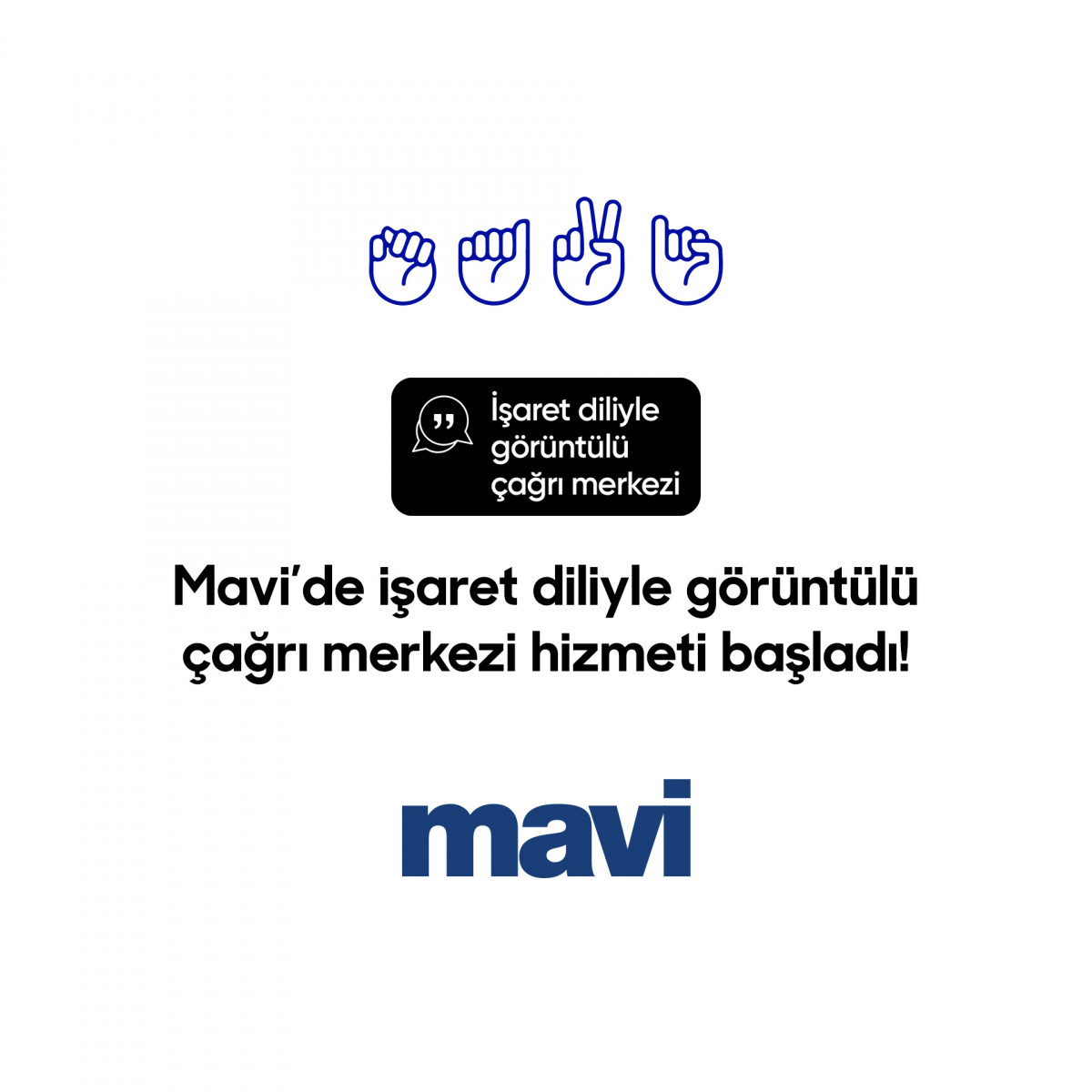 mavi engelsiz iletişim