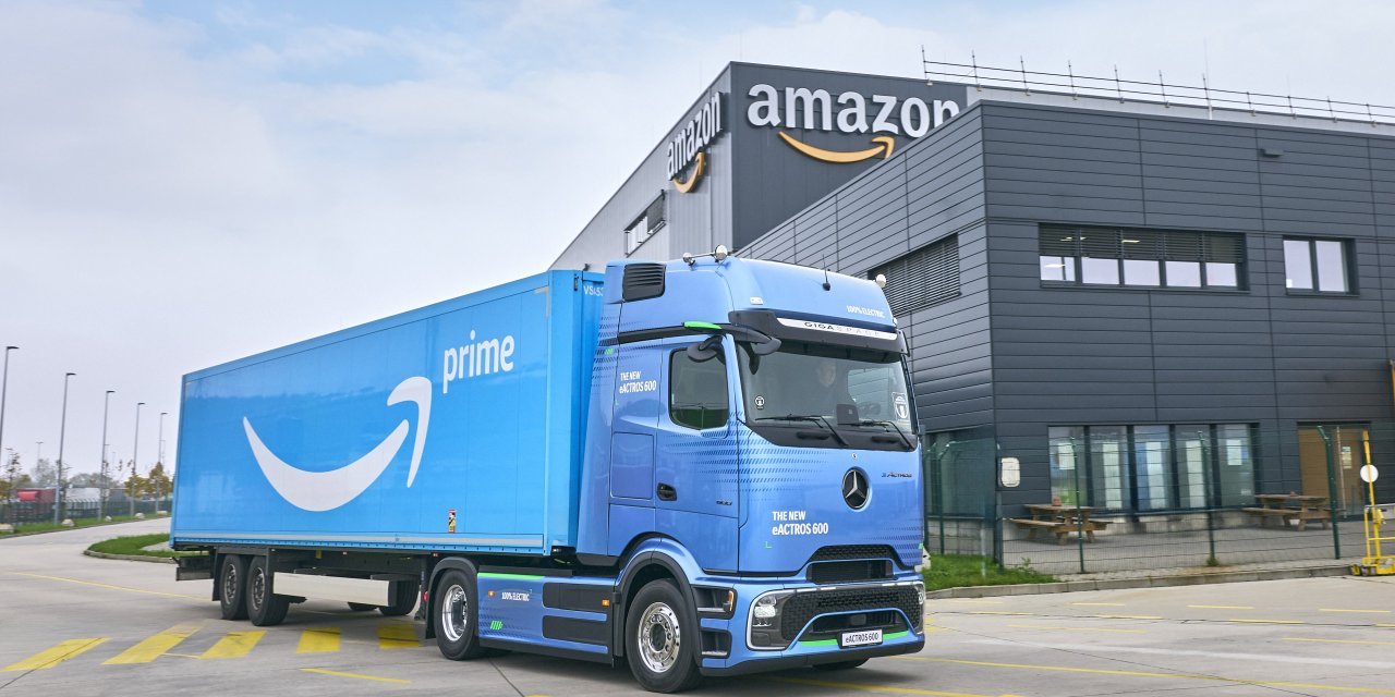 Amazon'dan devasa elektrikli kamyon siparişi Amazon'dan devasa elektrikli kamyon siparişi