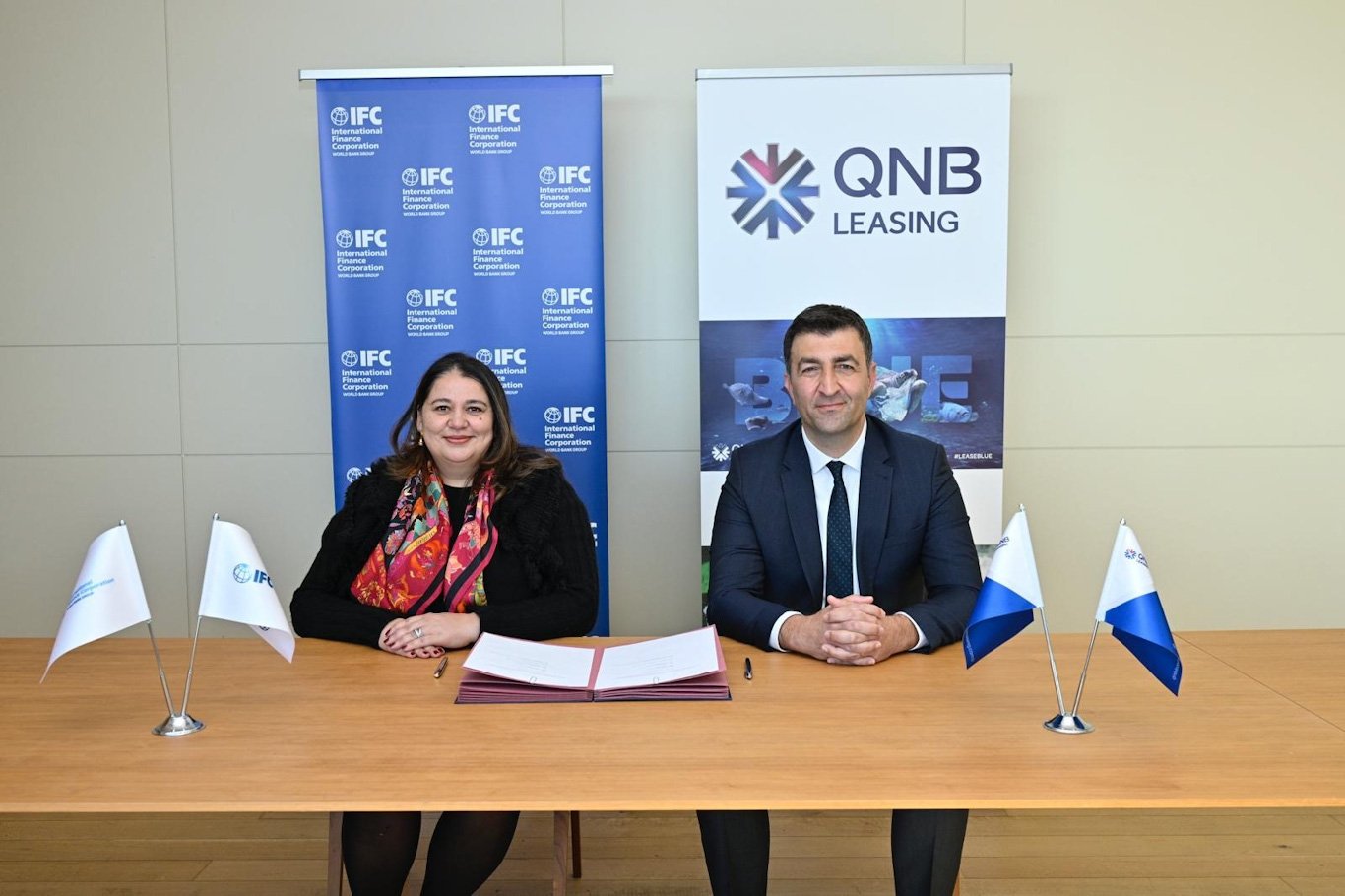 IFC&QNB Leasing anlaşma imzaladı.