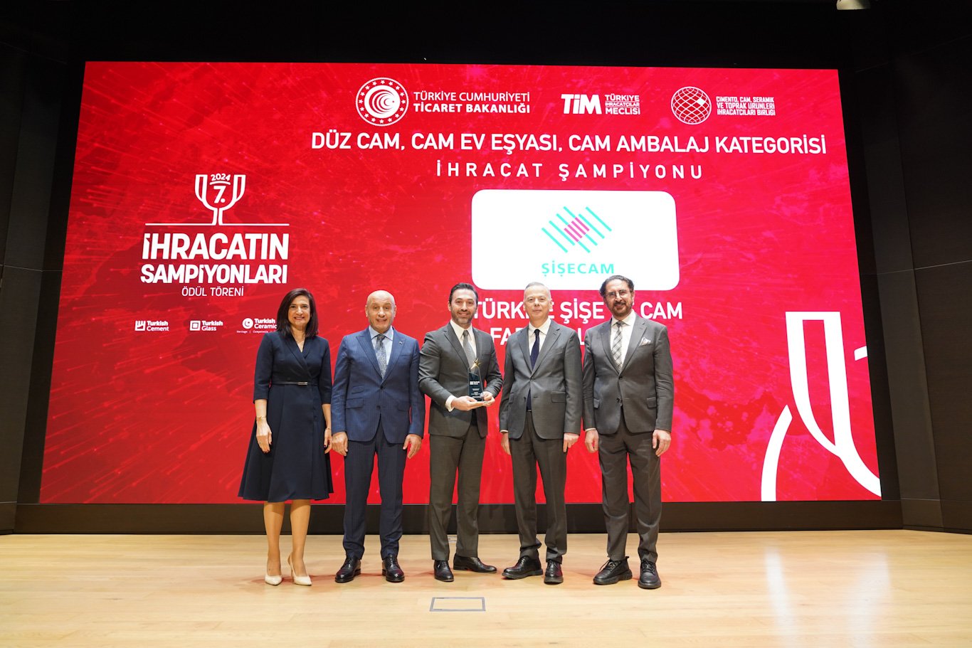 Şişecam 7’nci İhracatın Şampiyonları Ödül Töreni
