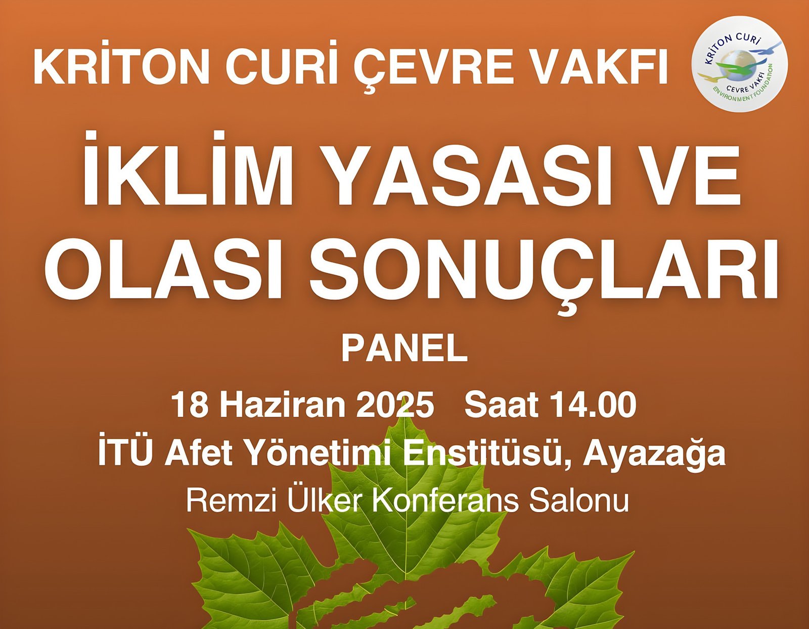 İTÜ’de “İklim Yasası ve Olası Sonuçları” Paneli