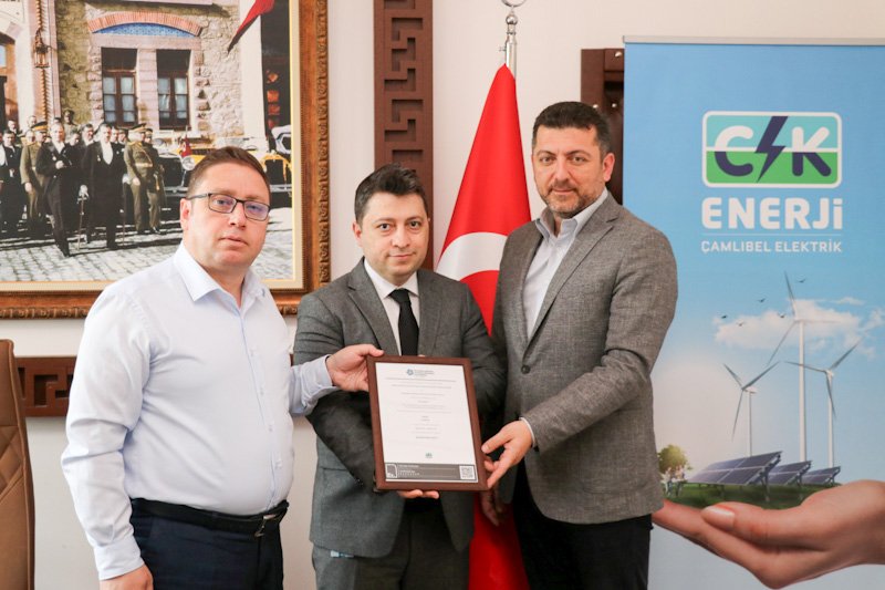 Erbaa OSB’ye Yeşil Enerji Sertifikası