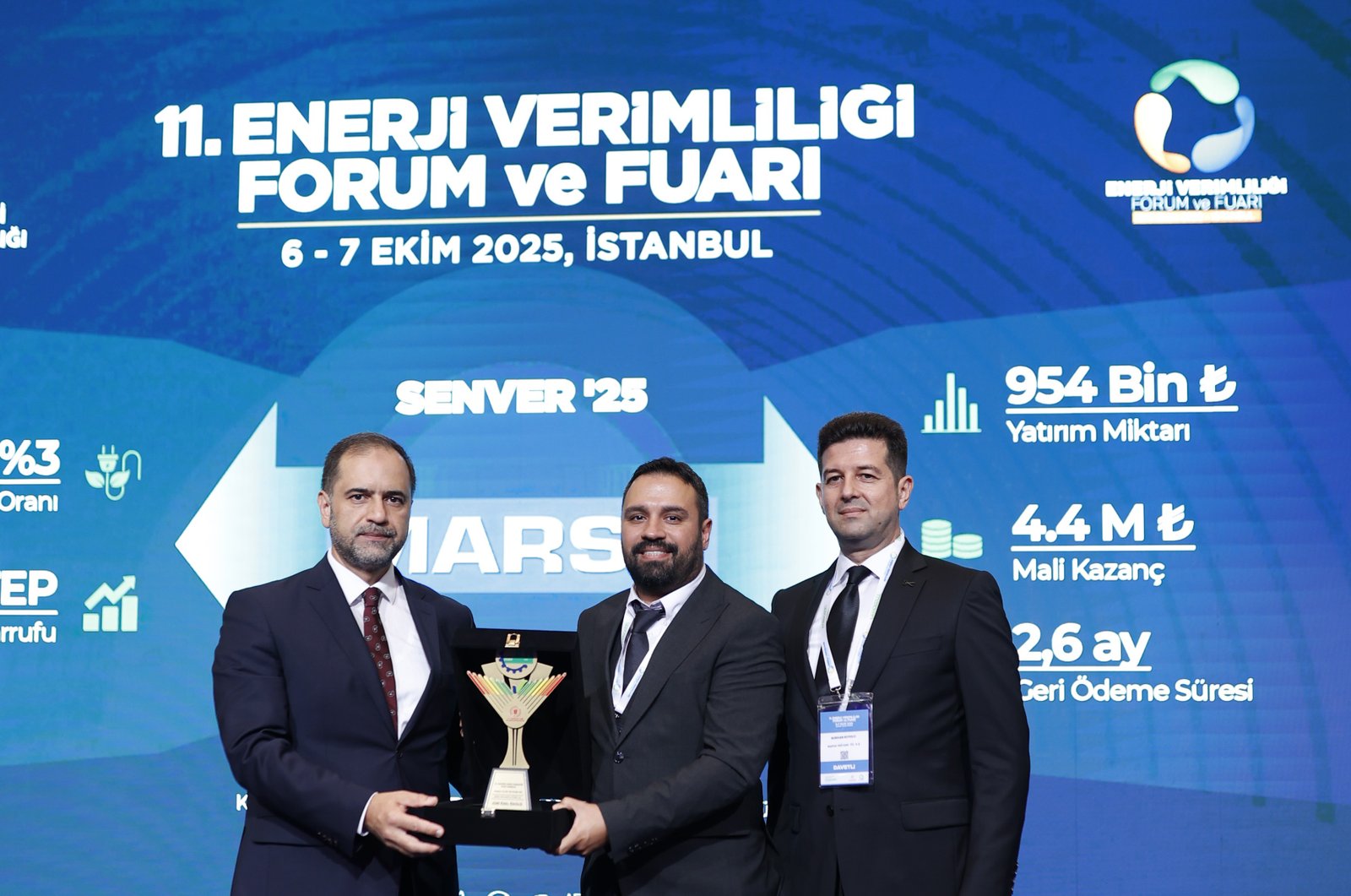 “Tesis İçinde Buhar Verimliliği” Ödül Aldı