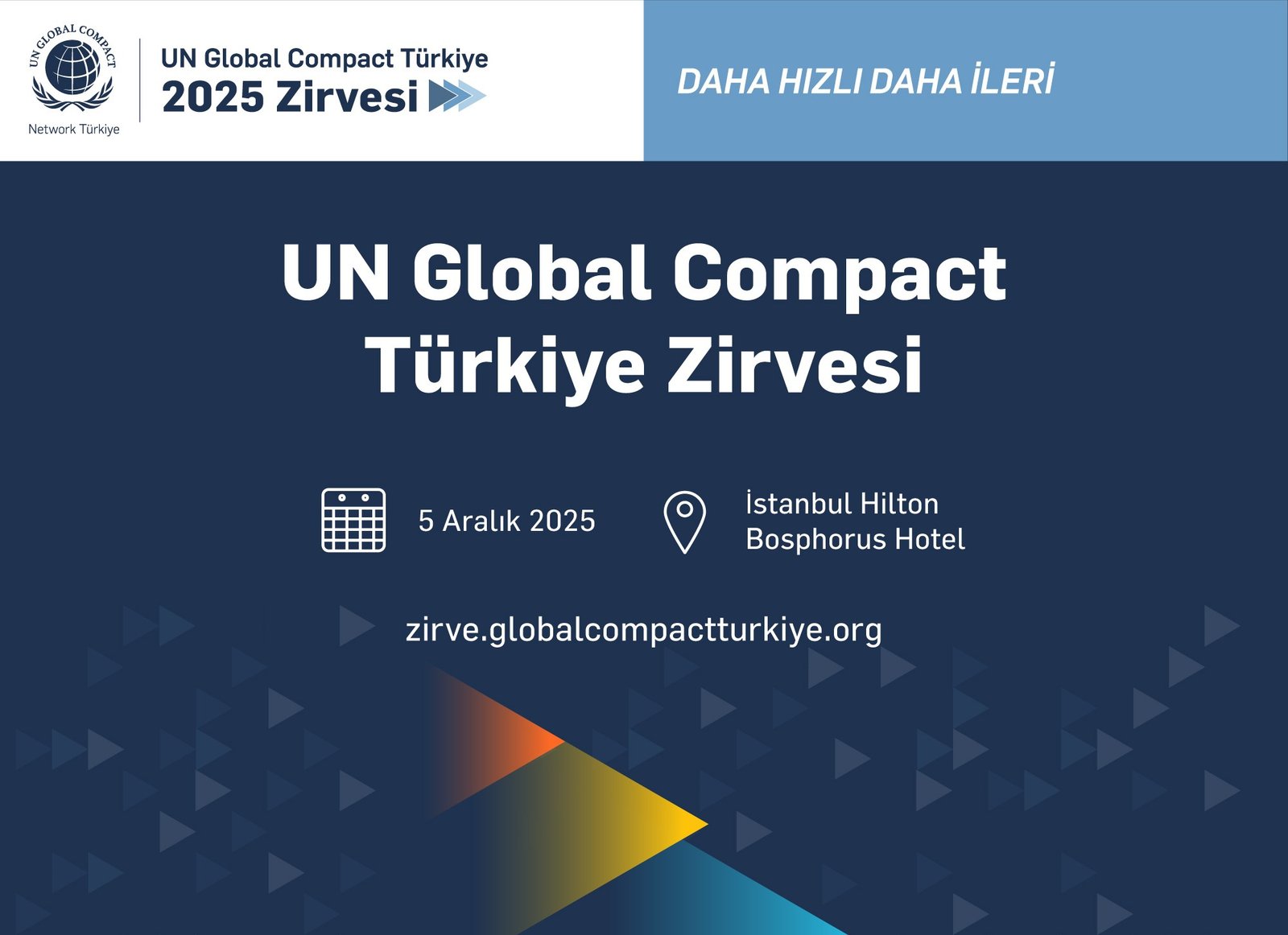 UN Global Compact Türkiye 2025 Zirvesi için Geri Sayım Başladı