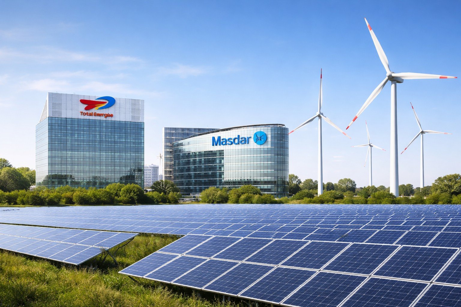 total-masdar TotalEnergies ve Masdar Aynı Masada