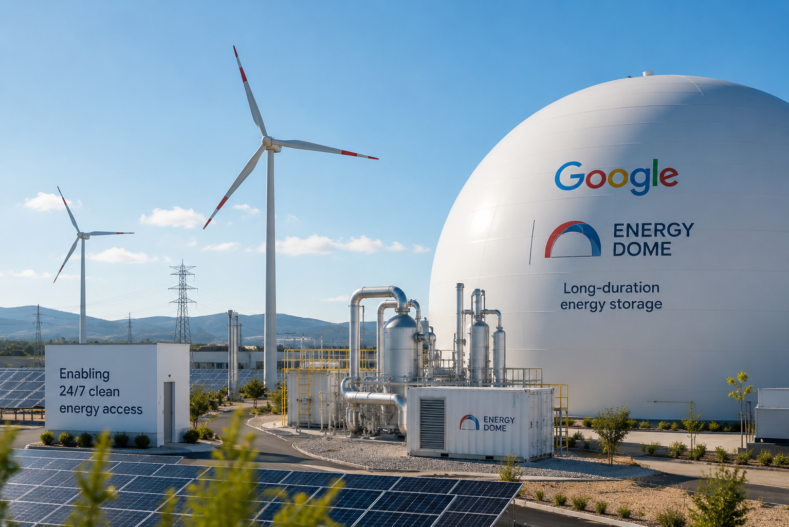 Google'dan 24 Saat Temiz Enerji İçin Yeni Depolama Hamlesi
