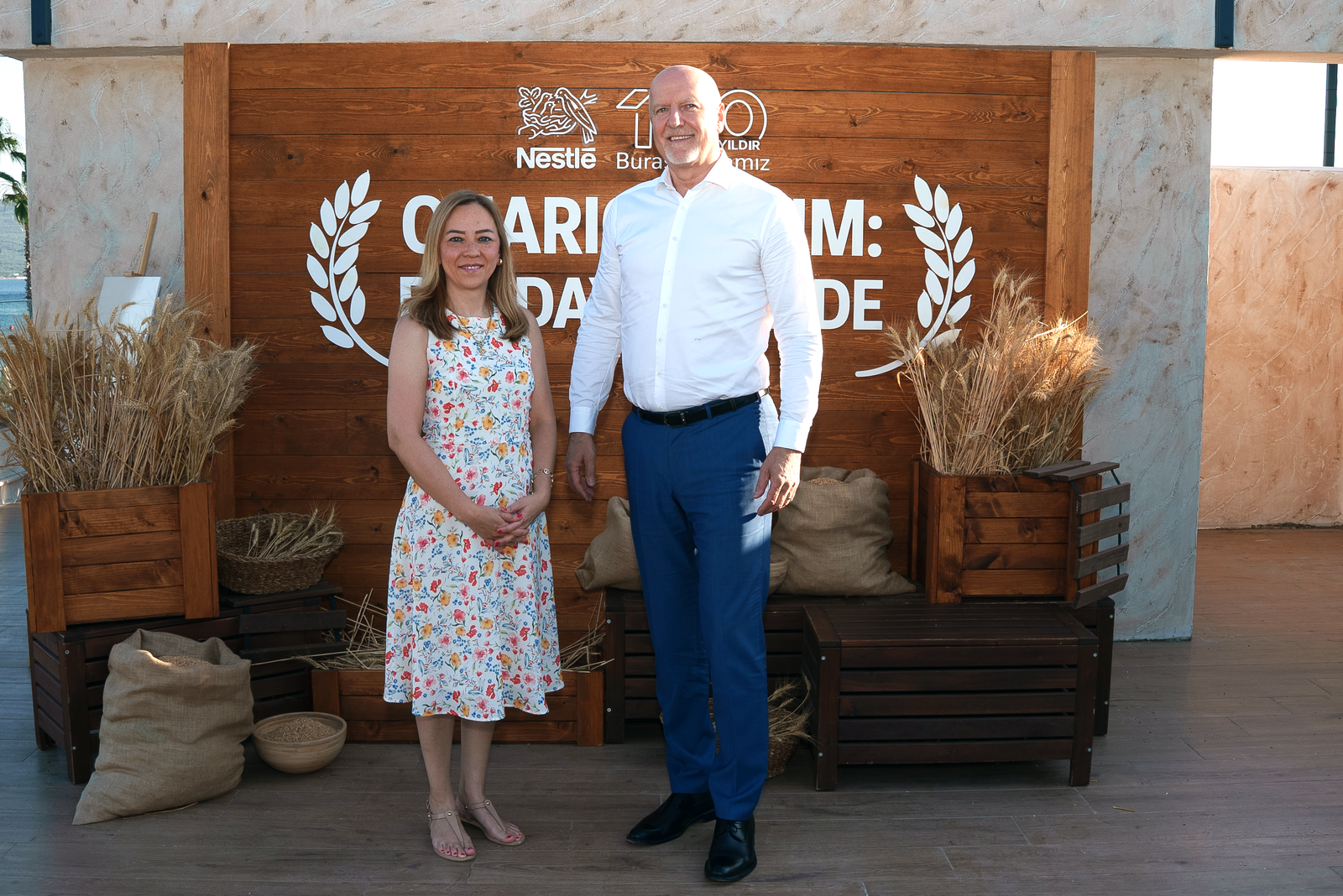 CMO Basak Unal - CEO Leszek Wacirz Nestlé Türkiye CEO’su Leszek Wacirz ve Nestlé Türkiye Pazarlama, İletişim ve Sürdürülebilirlik Direktörü Başak Ünal