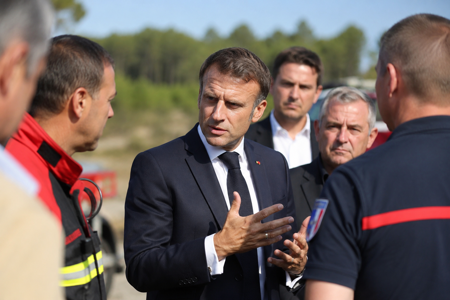 macron-fransa orman yangınları