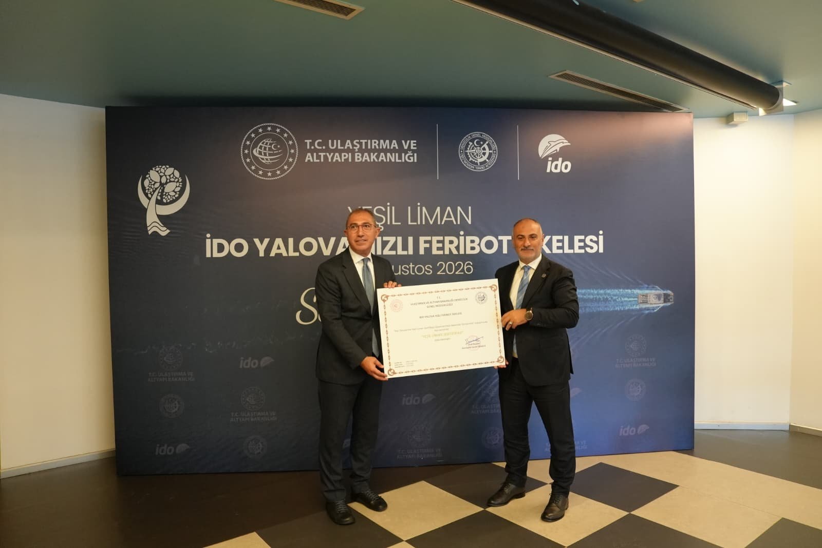 İDO Yalova İskelesi Yeşil Liman Oldu