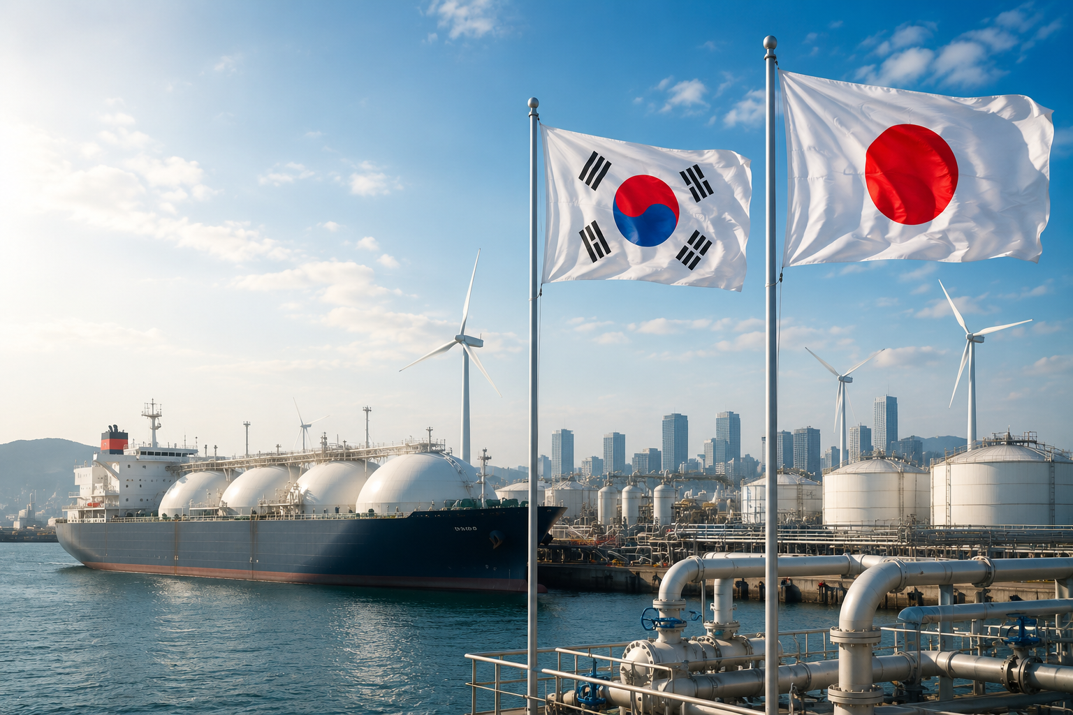 Güney Kore Ve Japonya’dan Enerji Güvenliği İçin İş Birliği